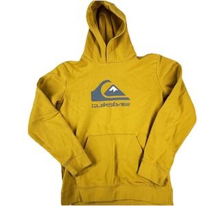 Quiksilver Hoodie‎ Mens Large Pullover Sweatshirt Kangaroo Pocket Skate Surf
